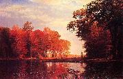 Autumn Woods Albert Bierstadt